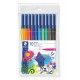 Staedtler Noris 326 rotulador Negro, Azul, Marrón, Verde, Naranja, Rojo, Violeta, Amarillo 1 pieza(s)